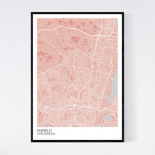 Load image into Gallery viewer, Map of Enfield, United Kingdom