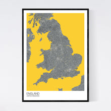 Load image into Gallery viewer, England Country Map Print