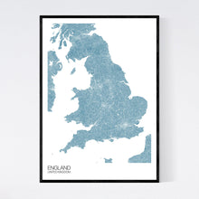 Load image into Gallery viewer, England Country Map Print
