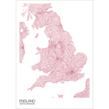 Load image into Gallery viewer, Map of England, United Kingdom