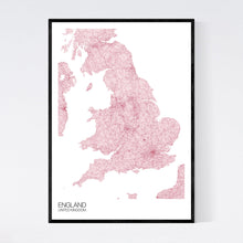 Load image into Gallery viewer, Map of England, United Kingdom