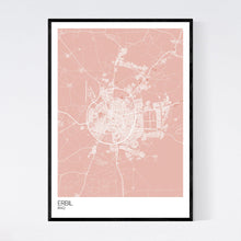 Load image into Gallery viewer, Erbil City Map Print