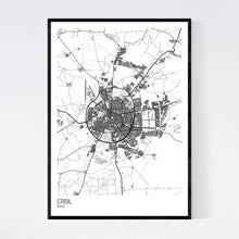 Load image into Gallery viewer, Map of Erbil, Iraq