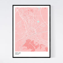 Load image into Gallery viewer, Erfurt City Map Print