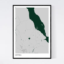 Load image into Gallery viewer, Eritrea Country Map Print