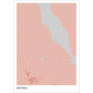 Map of Eritrea, 