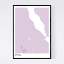 Load image into Gallery viewer, Eritrea Country Map Print