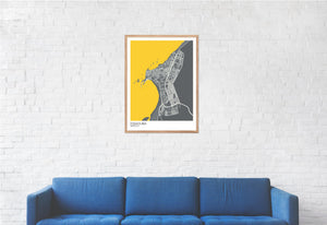 Map of Essaouira, Morocco