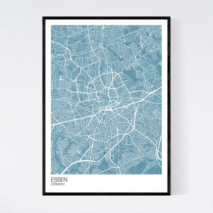 Essen City Map Print