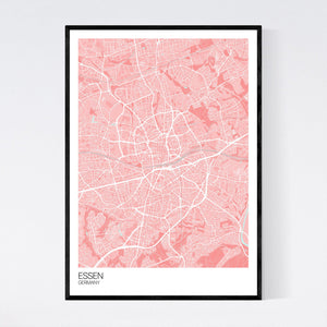 Essen City Map Print