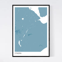 Load image into Gallery viewer, Ethiopia Country Map Print