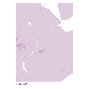 Map of Ethiopia, 