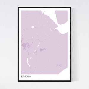 Map of Ethiopia, 