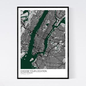 Your Custom Location: Custom Map Print