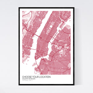 Your Custom Location: Custom Map Print