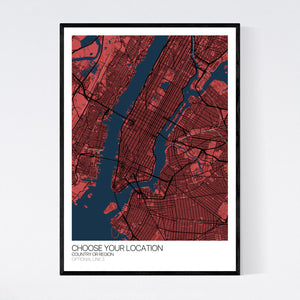 Your Custom Location: Custom Map Print