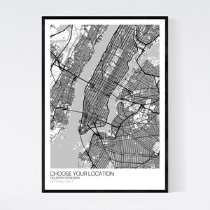 Your Custom Location: Custom Map Print