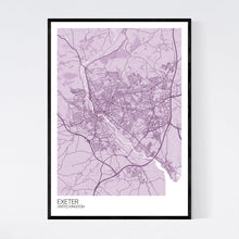 Load image into Gallery viewer, Exeter City Map Print