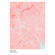 Load image into Gallery viewer, Map of Exeter, United Kingdom