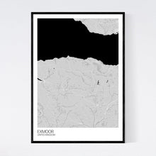 Load image into Gallery viewer, Exmoor Region Map Print