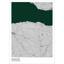 Load image into Gallery viewer, Map of Exmoor, United Kingdom