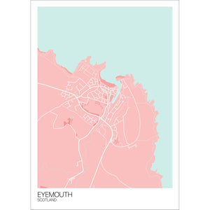 Map of Eyemouth, Scotland
