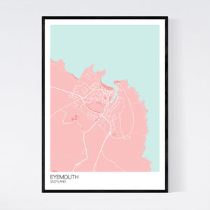 Map of Eyemouth, Scotland