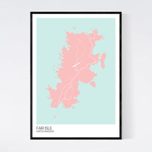 Load image into Gallery viewer, Map of Fair Isle, United Kingdom