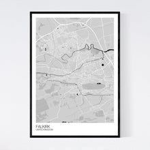 Load image into Gallery viewer, Falkirk City Map Print