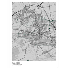 Load image into Gallery viewer, Map of Falkirk, United Kingdom