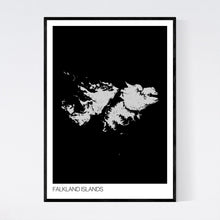 Load image into Gallery viewer, Falkland Islands Archipelago Map Print
