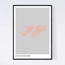 Load image into Gallery viewer, Falkland Islands Archipelago Map Print