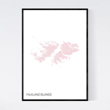 Load image into Gallery viewer, Falkland Islands Archipelago Map Print