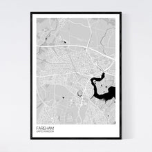 Load image into Gallery viewer, Fareham City Map Print