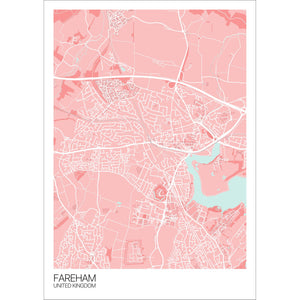 Map of Fareham, United Kingdom