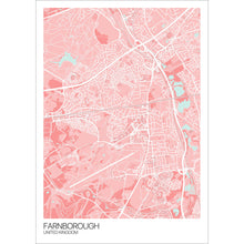 Load image into Gallery viewer, Map of Farnborough, United Kingdom