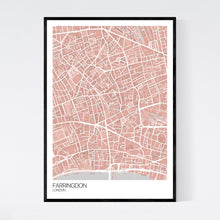 Load image into Gallery viewer, Farringdon Neighbourhood Map Print