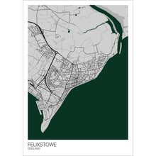Load image into Gallery viewer, Map of Felixstowe, England