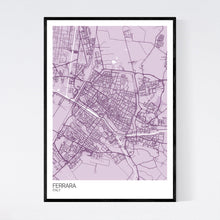 Load image into Gallery viewer, Ferrara City Map Print
