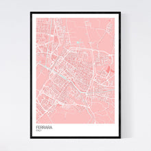 Load image into Gallery viewer, Ferrara City Map Print