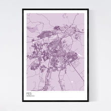 Load image into Gallery viewer, Fes City Map Print