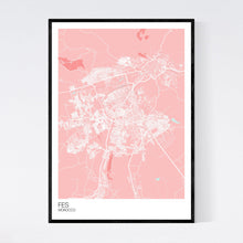 Load image into Gallery viewer, Fes City Map Print