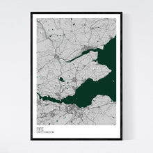 Load image into Gallery viewer, Fife Region Map Print