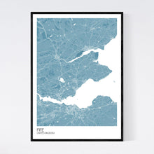 Load image into Gallery viewer, Fife Region Map Print