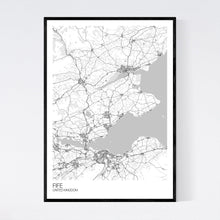 Load image into Gallery viewer, Fife Region Map Print