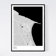Load image into Gallery viewer, Filey Town Map Print