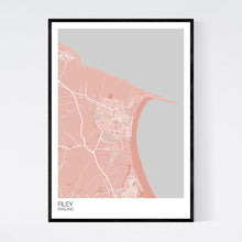 Load image into Gallery viewer, Filey Town Map Print