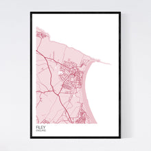 Load image into Gallery viewer, Filey Town Map Print