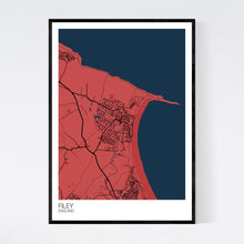 Load image into Gallery viewer, Filey Town Map Print