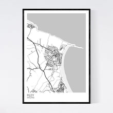 Load image into Gallery viewer, Filey Town Map Print